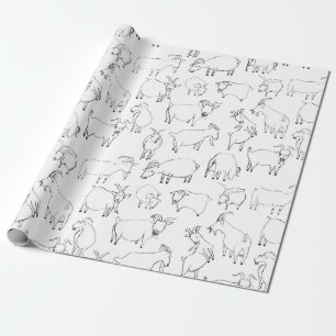 Goats Playing – Transparent Wrapping Paper
