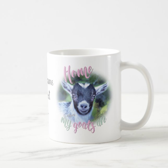 GOATS | Pygmy Home is Where MY Goats Are Coffee Mug (Right)