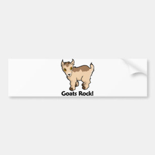 Goats Rock! Bumper Sticker