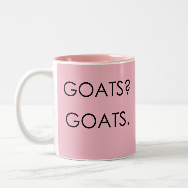 GOATS ROCK | by TotallyGoatally™ Two-Tone Coffee Mug (Left)