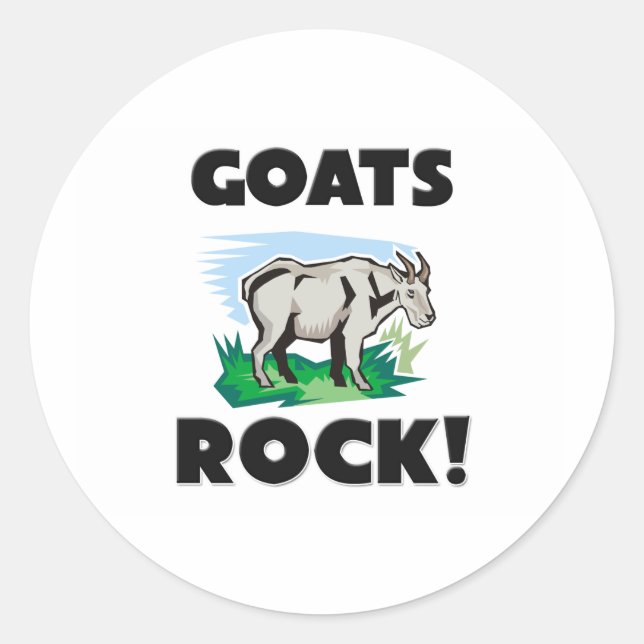 Goats Rock Classic Round Sticker (Front)