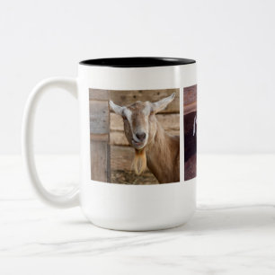 Goats Two-Tone Coffee Mug