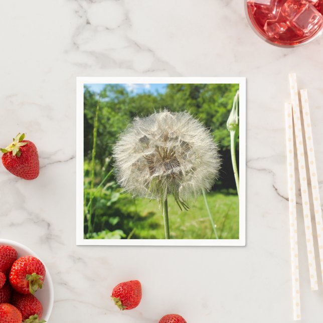 Goatsbeard Wildflower Paper Napkins (Insitu)