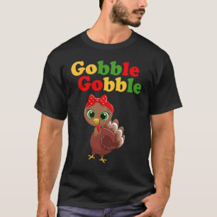 Gobble Funny Thanksgiving Day Apparel For Men Wome T-Shirt
