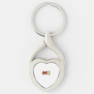 Gobble Funny Turkey Thanksgiving Family Men Women Key Ring