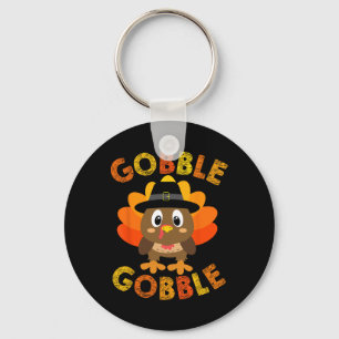 Gobble Gifts Thanksgiving S Women Men Toddler Girl Key Ring
