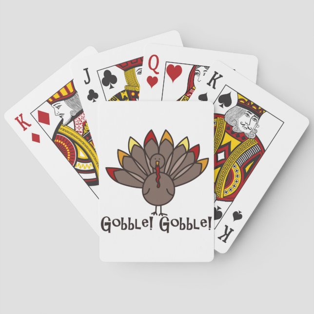 Gobble Gobble Playing Cards (Back)