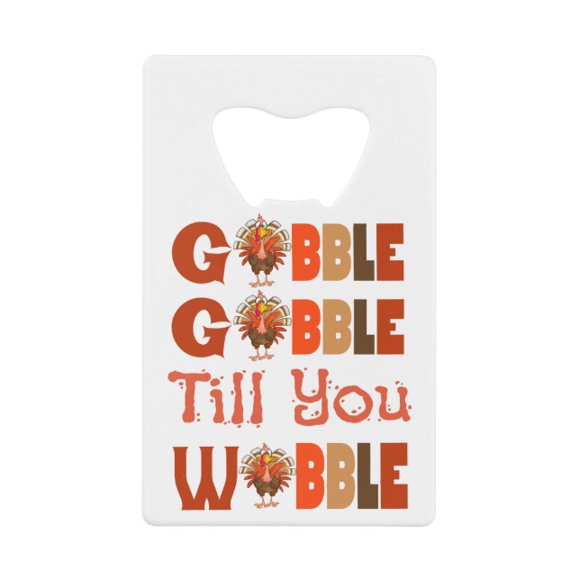 gobble gobble Thanksgiving Turkey (Front)