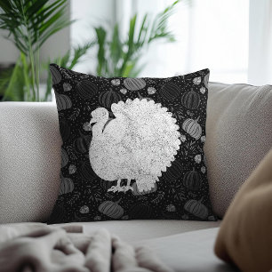 Gobble Gobble Till You Wobble Funny Thanksgiving Cushion