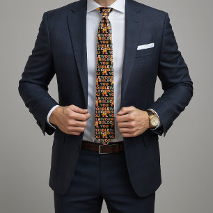 Gobble Gobble Till You Wobble Funny Thanksgiving Tie