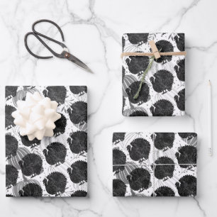 Gobble Gobble Till You Wobble Funny Thanksgiving Wrapping Paper Sheet