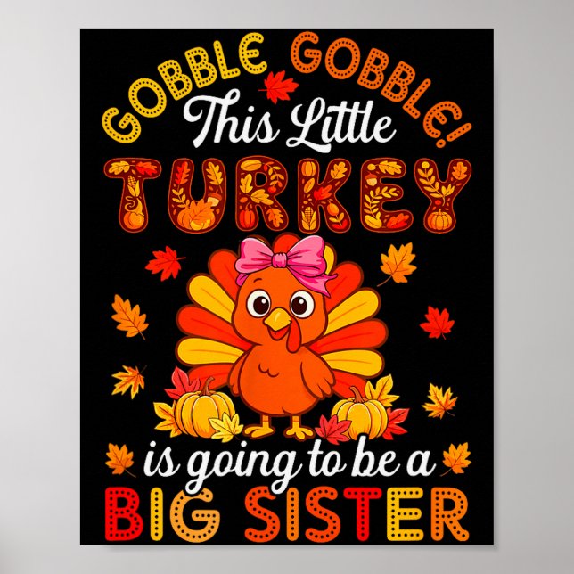 Gobble Little Turkey Is Going To Be Big Brother Th Poster (Front)