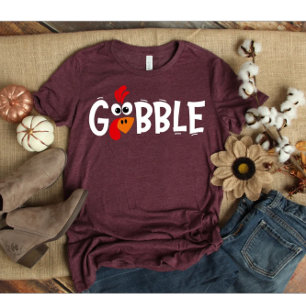  Gobble Thanksgiving Shirt , funny thanksgiving