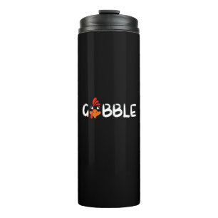 Gobble , Thanksgiving Thermal Tumbler