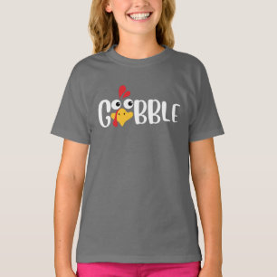 Gobble Thanksgiving Turkey T-Shirt