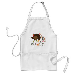Gobble til you wobble! standard apron
