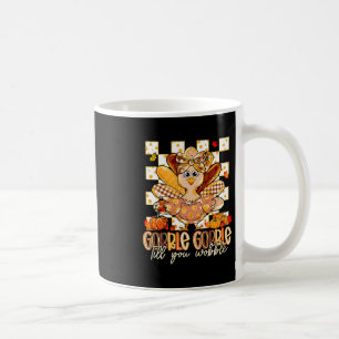 Gobble Till You Wobble Funny Thanksgiving Family M Coffee Mug