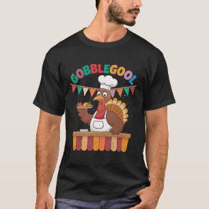 Gobblegool Funny Turkey Chef T-Shirt