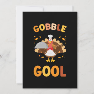 Gobblegool Turkey Thanksgiving Invitation