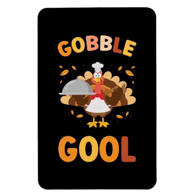 Gobblegool Turkey Thanksgiving Magnet (Vertical)