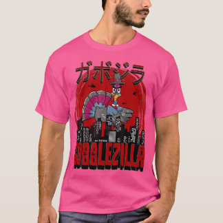 Gobblezilla Turkey Thanksgiving (6)  T-Shirt