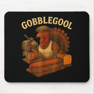 Gobbol Turkey Thanksgiving  Mouse Mat