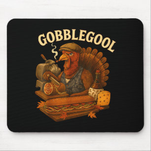Gobbol Turkey Thanksgiving  Mouse Mat