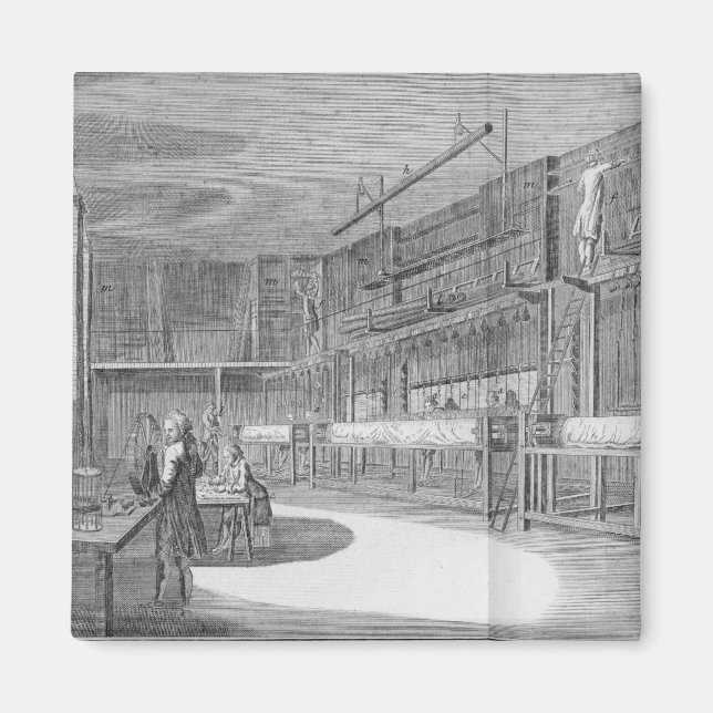 Gobelin workshops, from the 'Encyclopaedia' by Den Magnet (Front)