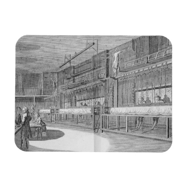 Gobelin workshops, from the 'Encyclopaedia' by Den Magnet (Horizontal)