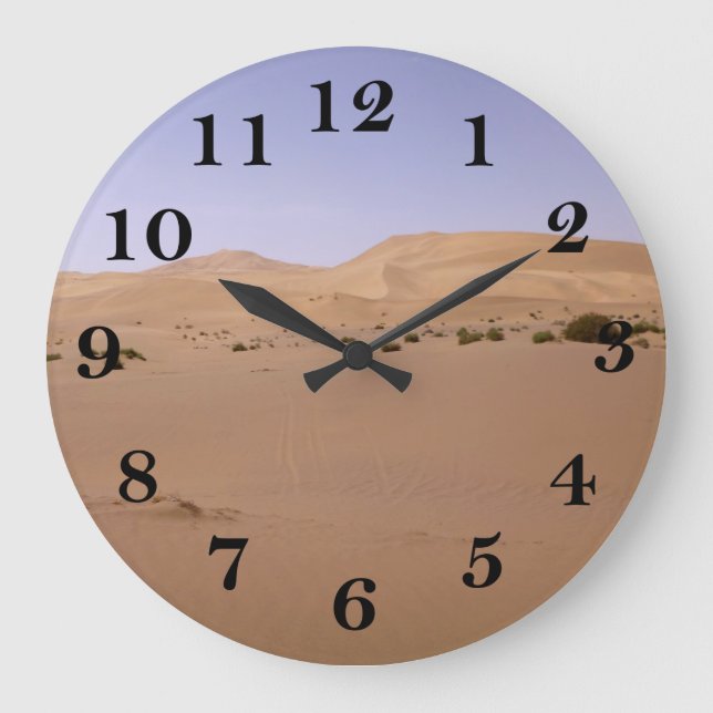 Gobi Sand Dune Large Clock (Front)