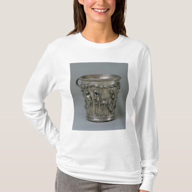 Goblet embossed with skeletons T-Shirt (Front)