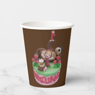 Goblet Masha & Michka Paper Cups