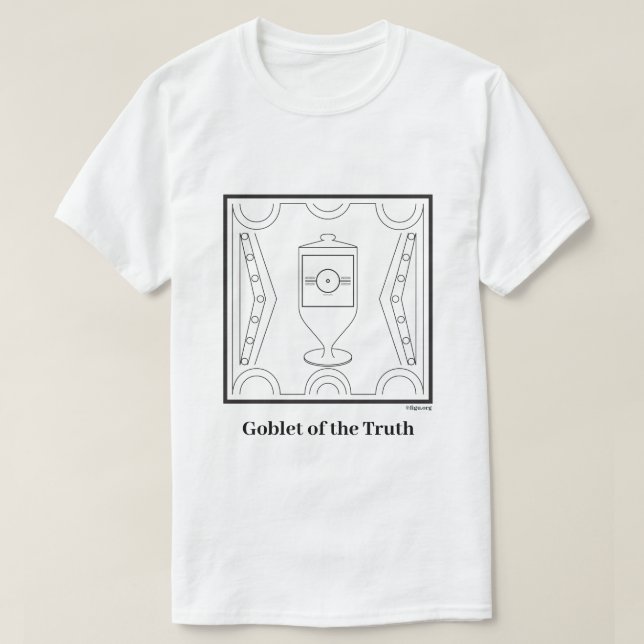 Goblet of the Truth Symbol T-Shirt (Design Front)