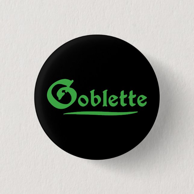 Goblette 3 Cm Round Badge (Front)