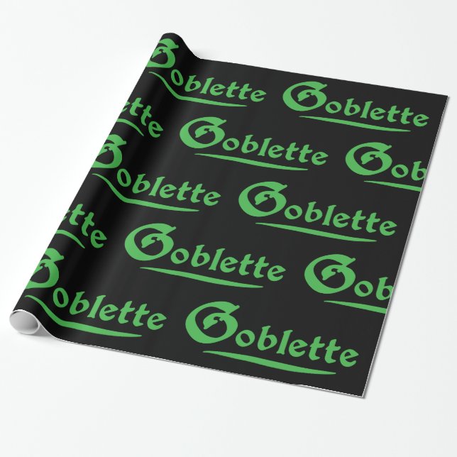 Goblette Wrapping Paper (Unrolled)