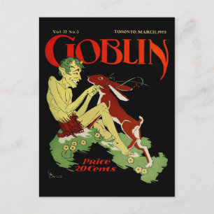 Goblin and Rabbit Postcard
