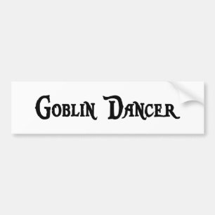 Goblin Dancer Bumper Sticker
