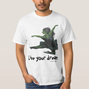 Goblin Girl Ballet Dancing Fantasy Art Shirts