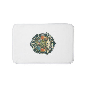 Goblin Gremlin Cat Cute Kitty Design - Goblin Grem Bath Mat
