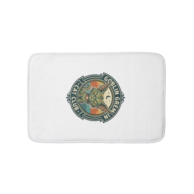 Goblin Gremlin Cat Cute Kitty Design - Goblin Grem Bath Mat (Front)