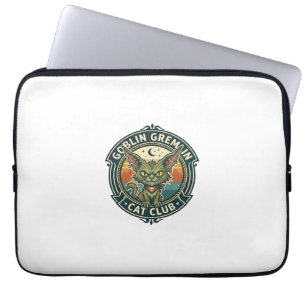 Goblin Gremlin Cat Cute Kitty Design - Goblin Grem Laptop Sleeve