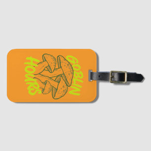 Goblin Hours Mushroom Cottagecore Dark Academia Luggage Tag