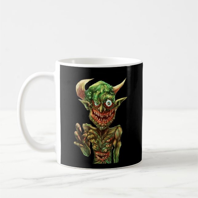 Goblin Kobold Troll Coffee Mug (Left)