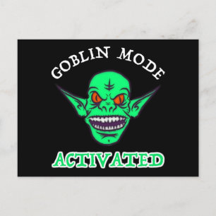 Goblin Mode Activated Postcard