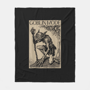 Goblin Mode Goblincore Fairycore Mediaeval Grunge  Fleece Blanket