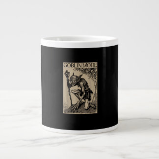 Goblin Mode Goblincore Fairycore Medieval Grunge A Large Coffee Mug