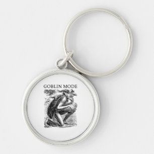Goblin Mode Goblincore Vintage Aesthetic Funny Off Key Ring
