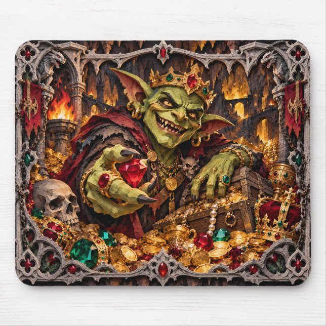 Goblin, Paper Cut Monster Mouse Mat (Front)