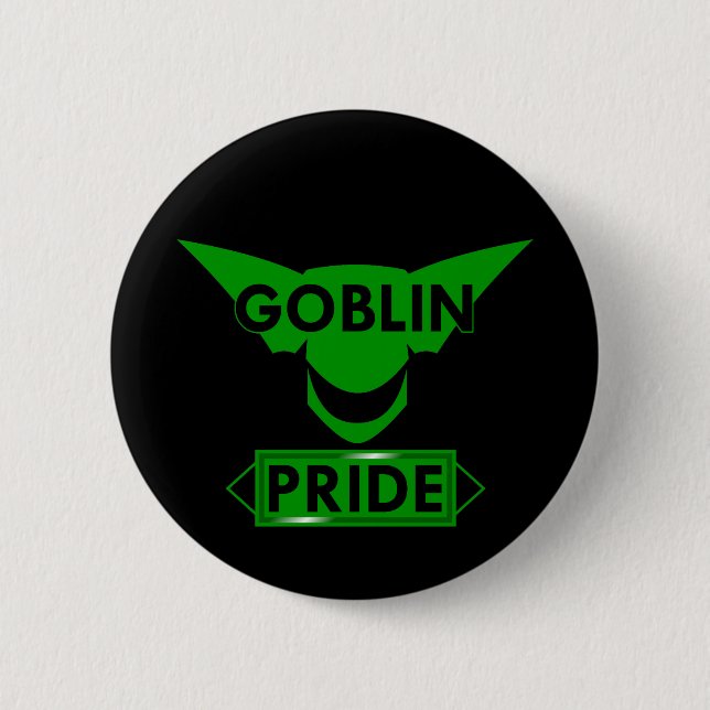 Goblin Pride 6 Cm Round Badge (Front)