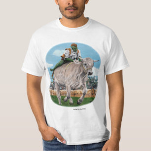 Goblin Rider Ox Racing Fantasy Art T-shirt